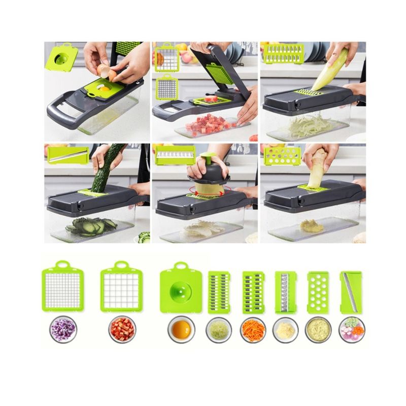 Casa si Gradina - Bucatarie si vesela - Ustensile bucatarie - Razatori si curatatoare - Razatoare pentru legume, Bass Polska, 1.2 l, 7 accesorii, BH10247 - Infinity.ro