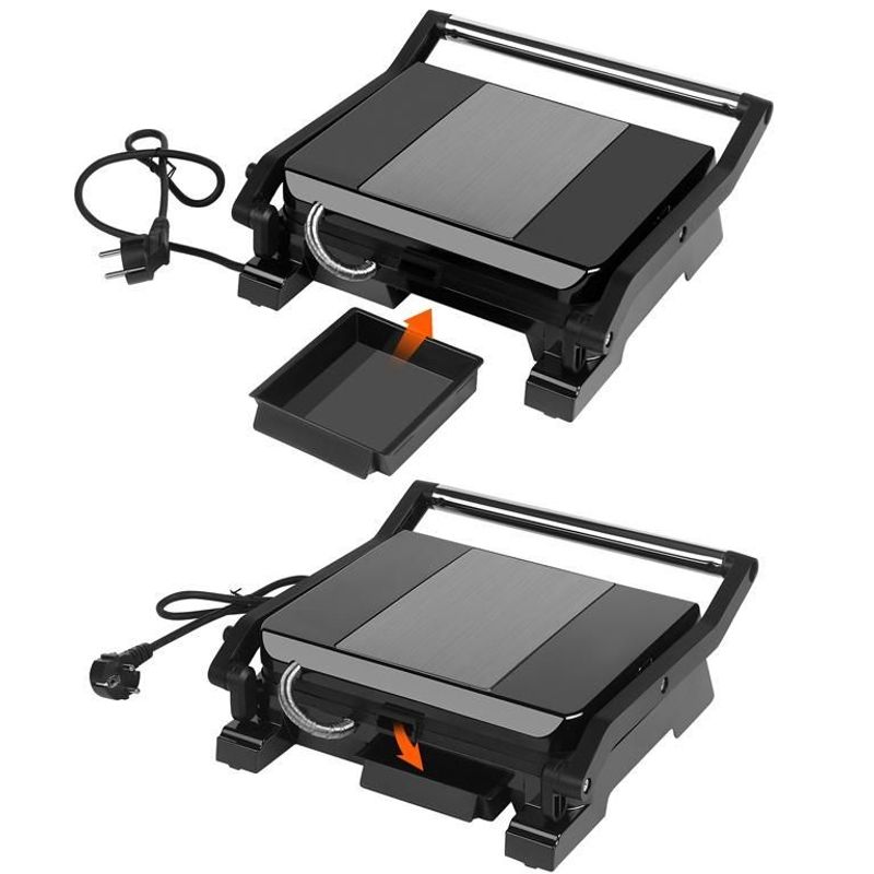 Electronice si Electrocasnice - Electrocasnice bucatarie - Aparate de gatit & desert - Gratare electrice - Grill Electric 2400W, Kraft&Dele, KD4103 - Infinity.ro