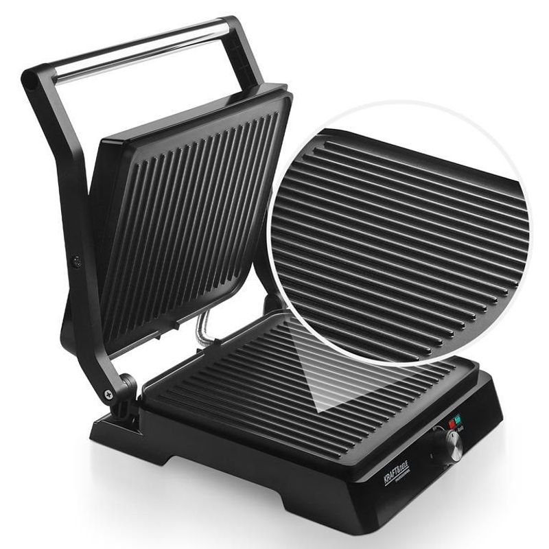 Electronice si Electrocasnice - Electrocasnice bucatarie - Aparate de gatit & desert - Gratare electrice - Grill Electric 2400W, Kraft&Dele, KD4103 - Infinity.ro