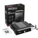 Electronice si Electrocasnice - Electrocasnice bucatarie - Aparate de gatit & desert - Gratare electrice - Grill Electric 2400W, Kraft&Dele, KD4103 - Infinity.ro