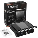 Electronice si Electrocasnice - Electrocasnice bucatarie - Aparate de gatit & desert - Gratare electrice - Grill Electric 2400W, Kraft&Dele, KD4103 - Infinity.ro