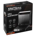 Electronice si Electrocasnice - Electrocasnice bucatarie - Aparate de gatit & desert - Gratare electrice - Grill Electric 2400W, Kraft&Dele, KD4103 - Infinity.ro