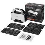 Electronice si Electrocasnice - Electrocasnice bucatarie - Preparare paine - Prajitoare de paine - Prajitor electric cu placi interschimbabile 1500W, Kraft&Dele, KD4133 - Infinity.ro