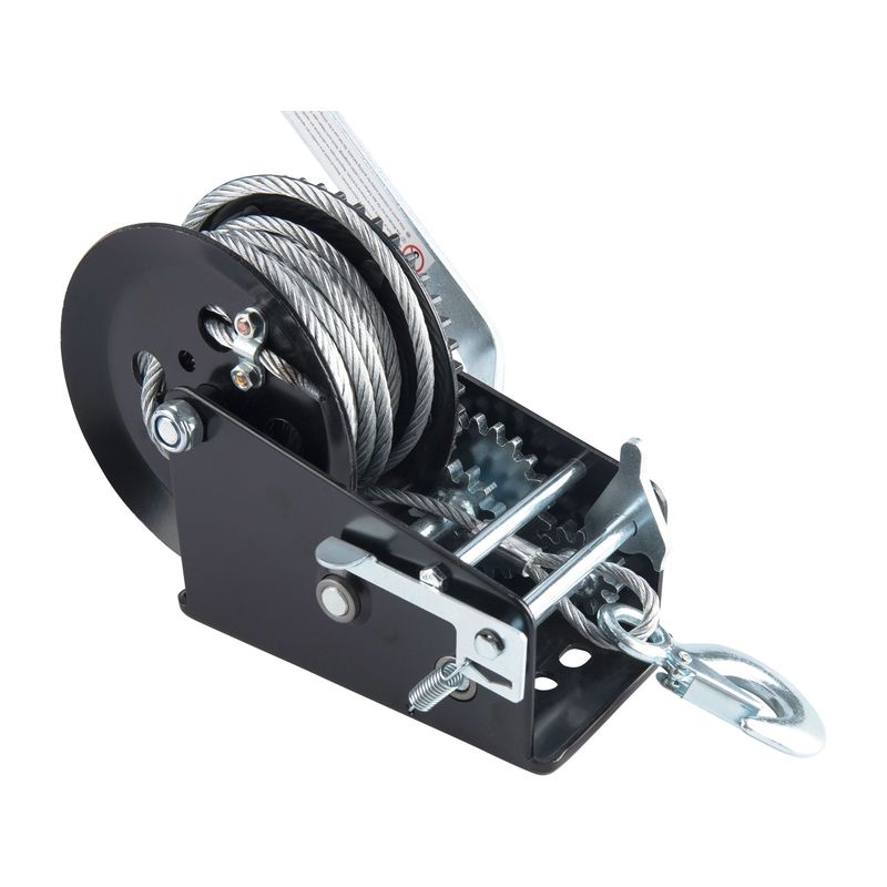 Auto si Moto - Reparatii si depanare - Scule auto - Echipamente de ridicare si sprijin - Troliu manual, EXTOL PREMIUM, 8861305, 1350kg, cablu din otel - Infinity.ro