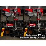 Auto si Moto - Reparatii si depanare - Scule auto - Echipamente de ridicare si sprijin - Troliu electric KRAFT&DELE 230V, 650W 150/300 kg, inaltime 12m KD2190 - Infinity.ro