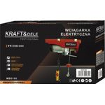 Auto si Moto - Reparatii si depanare - Scule auto - Echipamente de ridicare si sprijin - Troliu electric KRAFT&DELE 230V, 650W 150/300 kg, inaltime 12m KD2190 - Infinity.ro