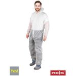 Casa si Gradina - Constructii - Echipamente de lucru - Imbracaminte protectia muncii - Combinezon de protectie cu gluga din 100% polipropilena de unica folosinta YES-KOM M - Infinity.ro