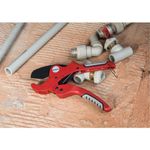 Casa si Gradina - Constructii - Scule de mana si unelte - Clesti si patenti - Foarfece pentru tevi din plastic, FORTUM, 4775011, 0-42mm, lama triunghiulara - Infinity.ro