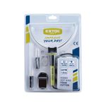 Casa si Gradina - Constructii - Scule electrice si accesorii - Pistoale de lipit - Set prelucrare polistiren cu fir fierbinte, EXTOL CRAFT, 417240, lama 98mm, furca170mm - Infinity.ro