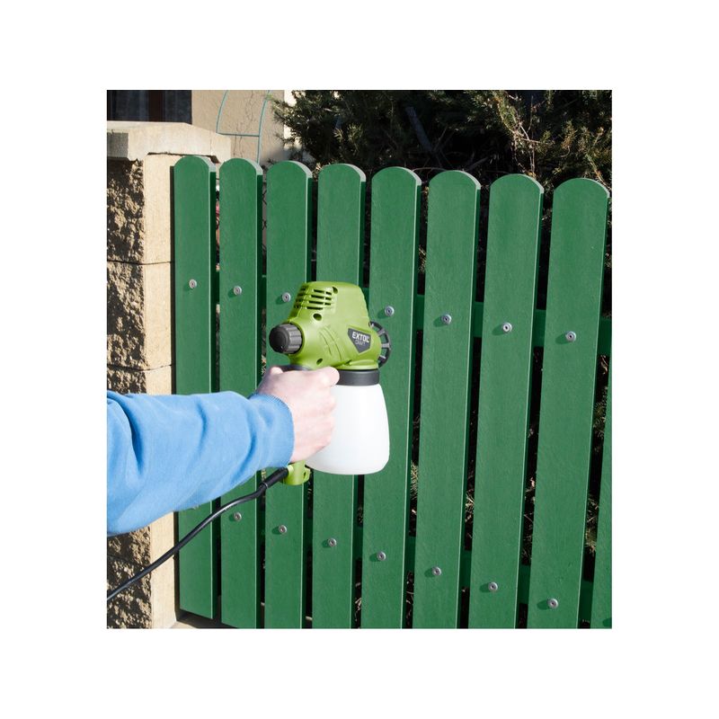 Casa si Gradina - Constructii - Vopsea si tencuieli - Pistoale si sisteme de vopsit si tencuit - Pistol vopsire, 80W, EXTOL CRAFT, 412113, 280 ml/min, 800 ml - Infinity.ro