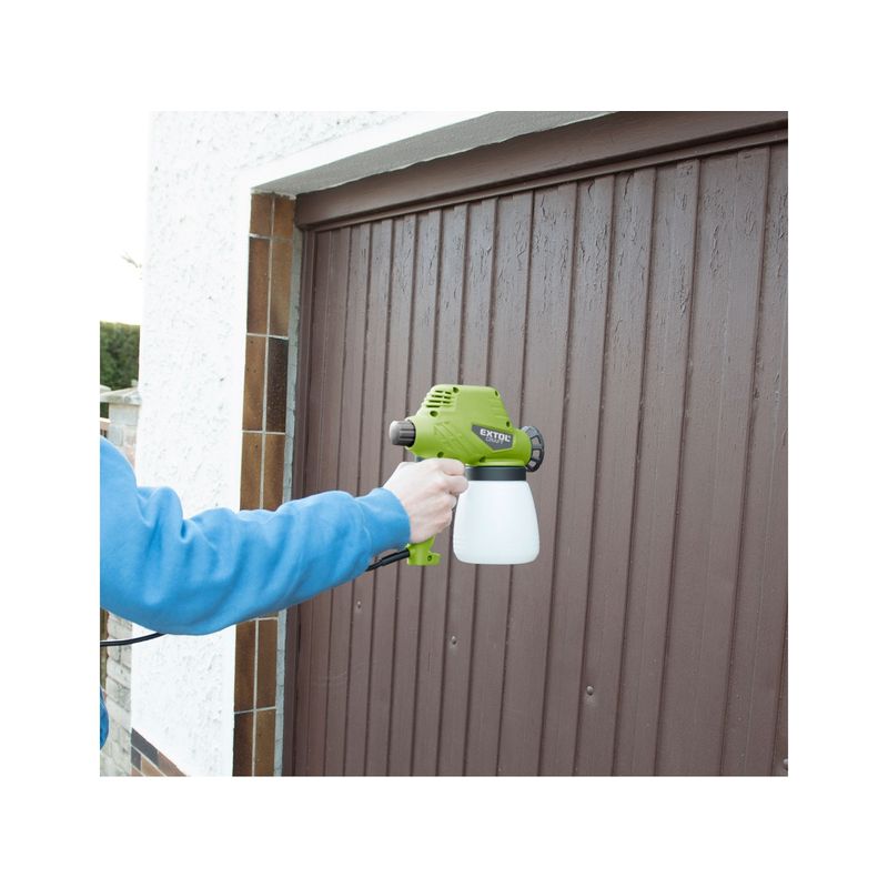Casa si Gradina - Constructii - Vopsea si tencuieli - Pistoale si sisteme de vopsit si tencuit - Pistol vopsire, 80W, EXTOL CRAFT, 412113, 280 ml/min, 800 ml - Infinity.ro