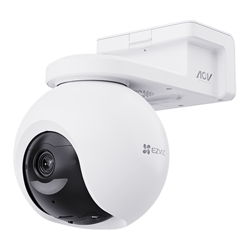 Casa si Gradina - Electrice - Smart Home - Camere de supraveghere - Camera IP PT Wi-Fi6 + Panou solar 5W, 8MP, baterie 10.400 mAh, Audio, IR 15m, Color 24/7 - EZVIZ CS-HB8/SP(4K) - Infinity.ro