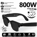 Fashion, accesorii si bijuterii - Barbati - Accesorii barbati - Ochelari de soare barbati - Ochelari Inteligenti AI GBV Logic,Camera Sony 8MP Full HD 1080P, Lentile heliomate,Difuzor si microfon incorporat - Infinity.ro