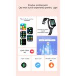 Laptop, Telefoane si Tablete - Wearables si gadgeturi - Wearables - Smartwatch-uri - Smartwatch Copii 4G cu SIM GBV LOGIC, Apel Video, localizare GPS, Control Parental,buton SOS, Functii de Siguranta - Infinity.ro