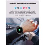 Laptop, Telefoane si Tablete - Wearables si gadgeturi - Wearables - Smartwatch-uri - Smartwatch AMOLED GBV LOGIC VG40, Apel Bluetooth, Ritm Cardiac, Oxigen Sange, Monitorizare Somn, Moduri Sportive - Infinity.ro