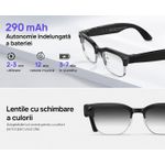 Fashion, accesorii si bijuterii - Barbati - Accesorii barbati - Ochelari de soare barbati - Ochelari Inteligenti AI GBV Logic,Camera Sony 8MP Full HD 1080P, Lentile heliomate,Difuzor si microfon incorporat - Infinity.ro