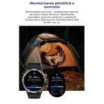 Laptop, Telefoane si Tablete - Wearables si gadgeturi - Wearables - Smartwatch-uri - Smartwatch AMOLED GBV LOGIC VG40, Apel Bluetooth, Ritm Cardiac, Oxigen Sange, Monitorizare Somn, Moduri Sportive - Infinity.ro