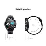 Laptop, Telefoane si Tablete - Wearables si gadgeturi - Wearables - Smartwatch-uri - Smartwatch Android 4G cu SIM GBV LOGIC ,16GB Memorie,Camera Duala 7MP+7MP,Ecran AMOLED, Apel Video,Baterie 650mAh - Infinity.ro