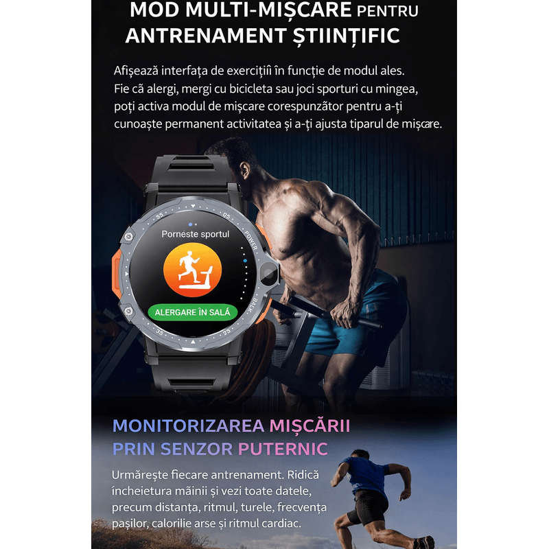 Laptop, Telefoane si Tablete - Wearables si gadgeturi - Wearables - Smartwatch-uri - Smartwatch Android 4G cu SIM GBV LOGIC PG999, 16GB Memorie,Camera Duala,GPS,Apel Video,Ecran HD,800mAh, Rezistent la Apa - Infinity.ro