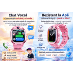 Laptop, Telefoane si Tablete - Wearables si gadgeturi - Wearables - Smartwatch-uri - Smartwatch Copii 4G cu SIM GBV LOGIC Y88, Apel Video, GPS+LBS+WiFi, Control Parental, Buton SOS, SeTracker2, Camera HD - Infinity.ro