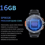 Laptop, Telefoane si Tablete - Wearables si gadgeturi - Wearables - Smartwatch-uri - Smartwatch Android 4G cu SIM GBV LOGIC PG999, 16GB Memorie,Camera Duala,GPS,Apel Video,Ecran HD,800mAh, Rezistent la Apa - Infinity.ro