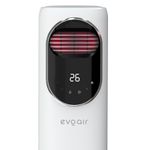 Electronice si Electrocasnice - Climatizare si sisteme de incalzire - Aparate filtrare aer - Umidificatoare - Ventilator turn 4in1 Evoair BRIIS SILVER BLACK, Incalzire, Racire, Umidificare, UV (Mici imperfectiuni vizuale) - Infinity.ro