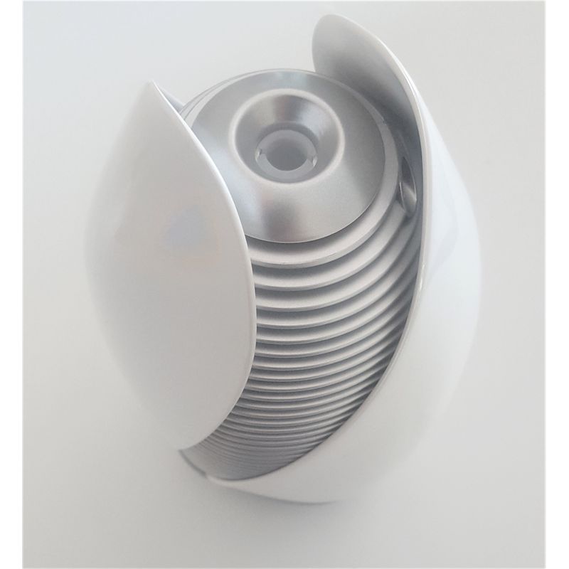Casa si Gradina - Decoratiuni - Aromaterapie si lumanari - Difuzoare aromaterapie - Difuzor aromaterapie electric cu led, 100 ml, Alb Gri - Infinity.ro