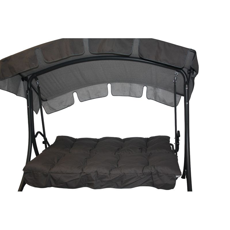 Casa si Gradina - Gradina si terasa - Balansoare si hamace - Hamace si suporturi - Balansoar de gradina cu functie pat , Diego, 208x126x173 cm, structura otel, acoperis si perne incluse - Infinity.ro
