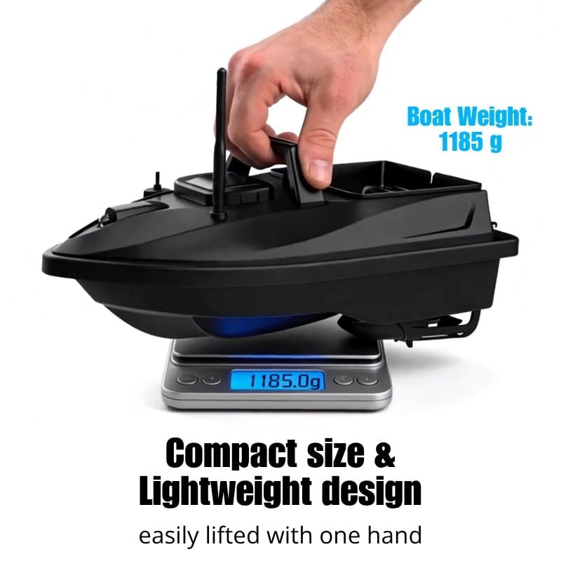 Sport si Outdoor - Sporturi acvatice - Pescuit - Echipament suplimentar pentru pescuit - Barca Plantat, Nadit si Momit iUni V805, 3500mAh, 1.5kg, 500m, 15km/h - Infinity.ro