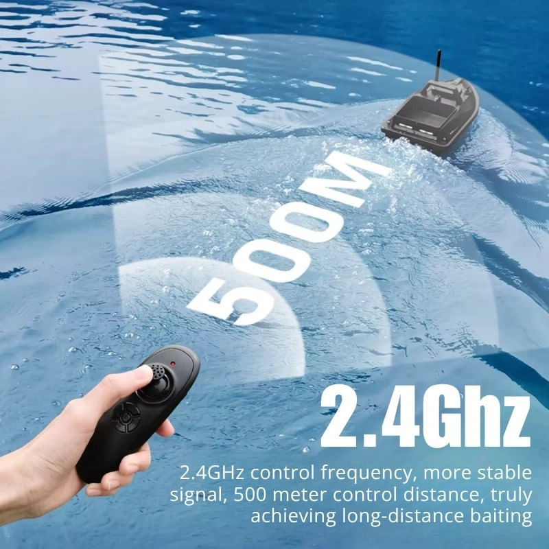 Sport si Outdoor - Sporturi acvatice - Pescuit - Echipament suplimentar pentru pescuit - Barca Plantat, Nadit si Momit iUni V805, 3500mAh, 1.5kg, 500m, 15km/h - Infinity.ro
