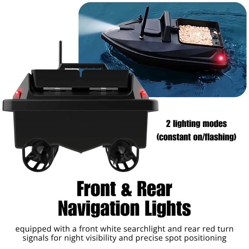 Sport si Outdoor - Sporturi acvatice - Pescuit - Echipament suplimentar pentru pescuit - Barca Plantat, Nadit si Momit iUni V805, 3500mAh, 1.5kg, 500m, 15km/h - Infinity.ro