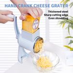 Casa si Gradina - Bucatarie si vesela - Ustensile bucatarie - Razatori si curatatoare - Set razatoare manuala cu prindere pe masa, 5 accesorii, pentru nuci, legume, branzeturi, razatoare multifunctionala - Infinity.ro