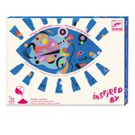 Jucarii, Copii si Bebe - Jucarii si jocuri - Jucarii & jocuri educative - Seturi de artizanat - Atelier cu nisip Abstract Art Inspired by Kandinsky, Djeco - Infinity.ro