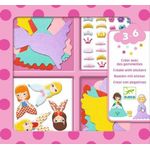 Jucarii, Copii si Bebe - Jucarii si jocuri - Jucarii & jocuri educative - Seturi de artizanat - Colaje cu fetru Iubesc printesele, Djeco - Infinity.ro