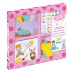 Jucarii, Copii si Bebe - Jucarii si jocuri - Jucarii & jocuri educative - Seturi de artizanat - Colaje cu fetru Iubesc printesele, Djeco - Infinity.ro