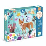 Jucarii, Copii si Bebe - Jucarii si jocuri - Jucarii & jocuri educative - Seturi de artizanat - Atelier creativ Animalute dragalase, Djeco - Infinity.ro