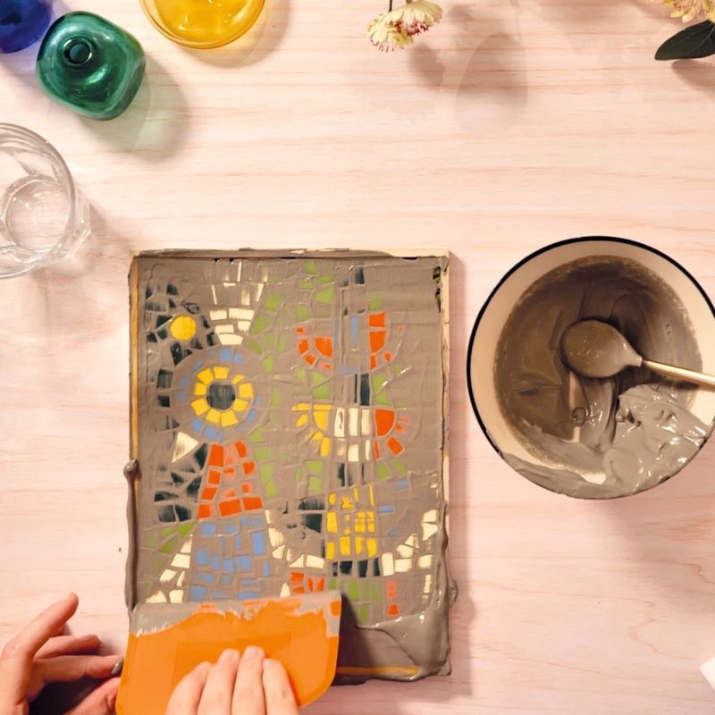 Jucarii, Copii si Bebe - Jucarii si jocuri - Jucarii & jocuri educative - Seturi de artizanat - Atelier creativ 73 pentru adulti Mozaic artistic, Djeco - Infinity.ro