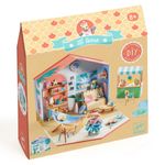 Jucarii, Copii si Bebe - Jucarii si jocuri - Jucarii & jocuri educative - Seturi de artizanat - Casuta miniaturala de asamblat si colorat Mia, Djeco - Infinity.ro