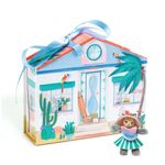 Jucarii, Copii si Bebe - Jucarii si jocuri - Jucarii & jocuri educative - Seturi de artizanat - Casuta miniaturala de asamblat si colorat Mia, Djeco - Infinity.ro