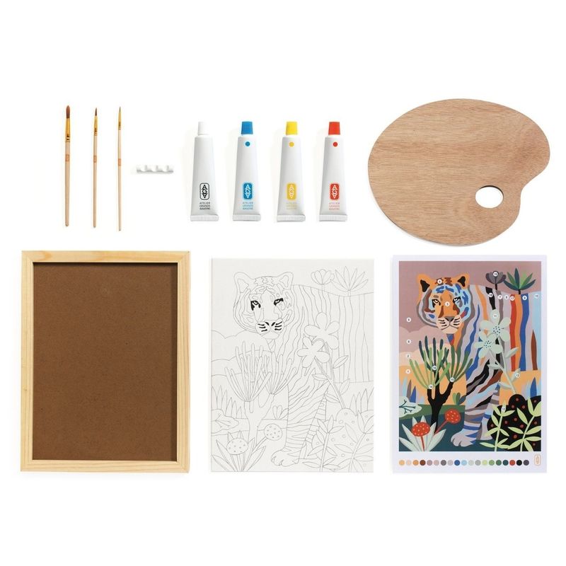 Jucarii, Copii si Bebe - Jucarii si jocuri - Jucarii & jocuri educative - Seturi de artizanat - Atelier creativ 22 pentru adulti Pictura, Djeco - Infinity.ro