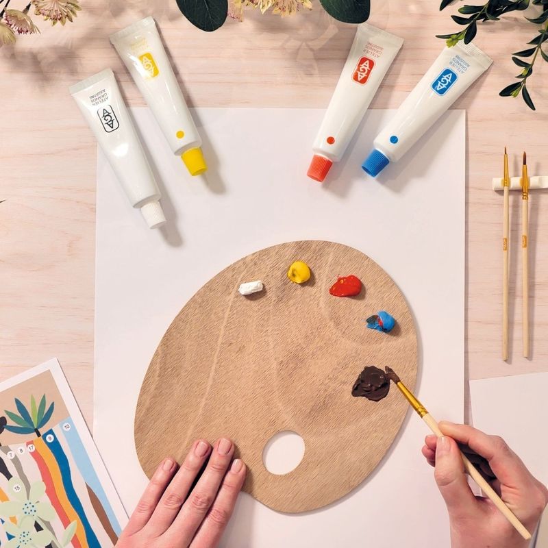 Jucarii, Copii si Bebe - Jucarii si jocuri - Jucarii & jocuri educative - Seturi de artizanat - Atelier creativ 22 pentru adulti Pictura, Djeco - Infinity.ro