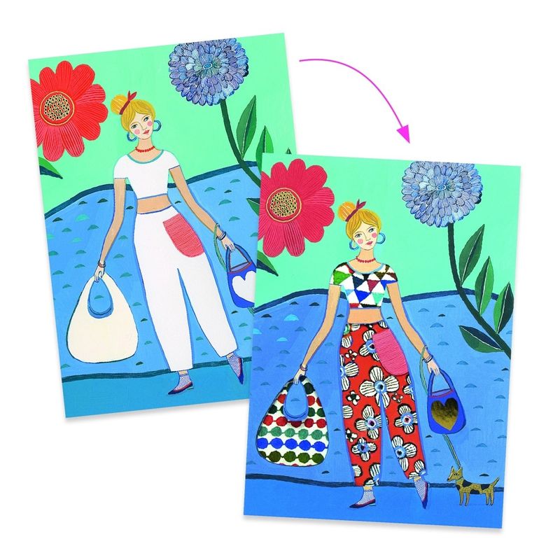Jucarii, Copii si Bebe - Jucarii si jocuri - Jucarii & jocuri educative - Seturi de artizanat - Atelier de moda in miniatura, Djeco - Infinity.ro