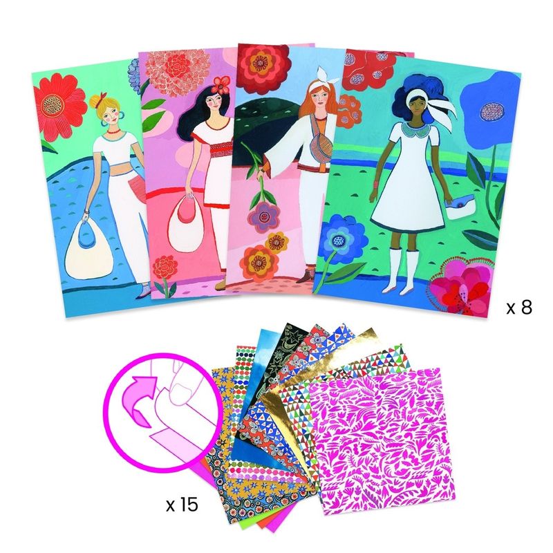 Jucarii, Copii si Bebe - Jucarii si jocuri - Jucarii & jocuri educative - Seturi de artizanat - Atelier de moda in miniatura, Djeco - Infinity.ro
