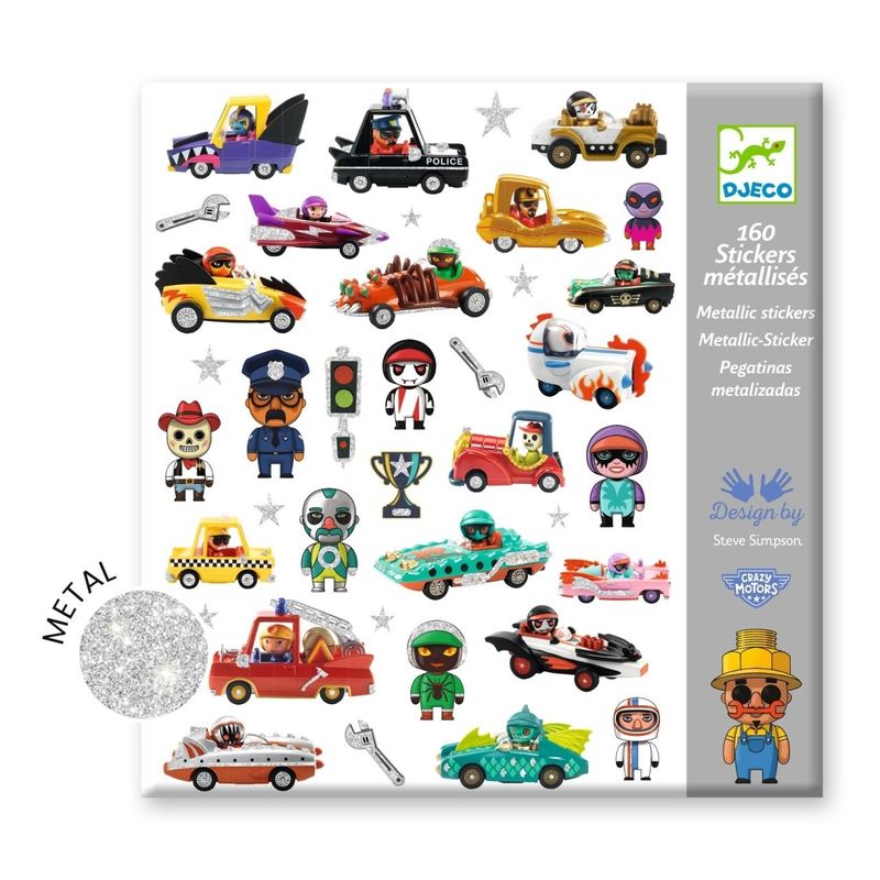 Jucarii, Copii si Bebe - Jucarii si jocuri - Vehicule si jucarii cu telecomanda - Masinute - Abtibilduri metalice Vehicule, Djeco - Infinity.ro