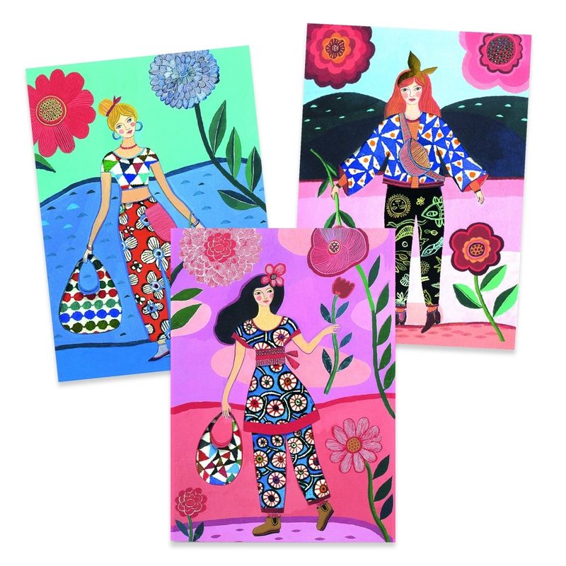 Jucarii, Copii si Bebe - Jucarii si jocuri - Jucarii & jocuri educative - Seturi de artizanat - Atelier de moda in miniatura, Djeco - Infinity.ro