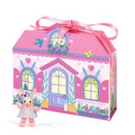 Jucarii, Copii si Bebe - Jucarii si jocuri - Jucarii & jocuri educative - Seturi de artizanat - Casuta miniaturala de asamblat si colorat Rosie, Djeco - Infinity.ro