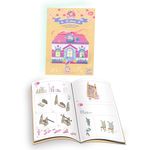 Jucarii, Copii si Bebe - Jucarii si jocuri - Jucarii & jocuri educative - Seturi de artizanat - Casuta miniaturala de asamblat si colorat Rosie, Djeco - Infinity.ro