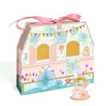 Jucarii, Copii si Bebe - Jucarii si jocuri - Jucarii & jocuri educative - Seturi de artizanat - Casuta miniaturala de asamblat si colorat Alba, Djeco - Infinity.ro