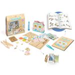 Jucarii, Copii si Bebe - Jucarii si jocuri - Jucarii & jocuri educative - Seturi de artizanat - Casuta miniaturala de asamblat si colorat Alba, Djeco - Infinity.ro