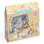 Jucarii, Copii si Bebe - Jucarii si jocuri - Jucarii & jocuri educative - Seturi de artizanat - Casuta miniaturala de asamblat si colorat Alba, Djeco - Infinity.ro